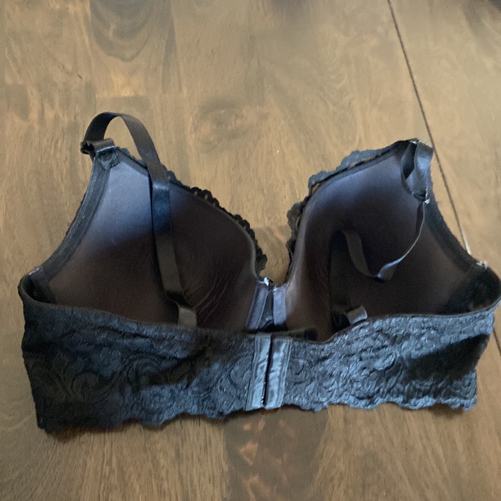 Smart and Sexy 42C black lace bra style SA965 like new - Picture 5 of 10